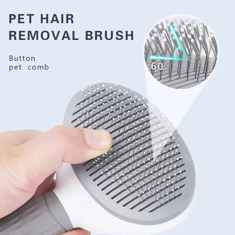 Brosse Auto-Nettoyante pour Chien et Chat