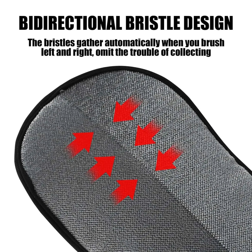 Gant de toilettage double-face pour chien et chat — Brosse anti-poils réutilisable, lot de 4