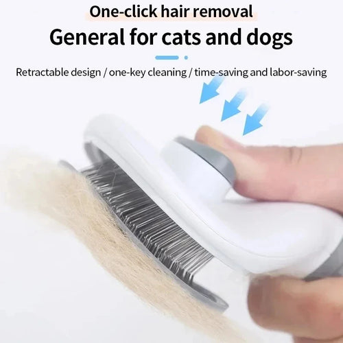 Brosse Auto-Nettoyante pour Chien et Chat