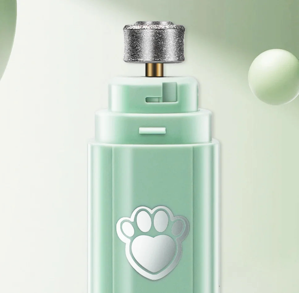 Lime électrique silencieuse pour griffes chien & chat — Soin indolore, lumière LED, rechargeable USB