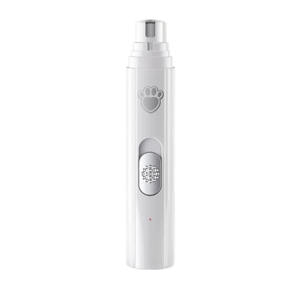 Lime électrique silencieuse pour griffes chien & chat — Soin indolore, lumière LED, rechargeable USB
