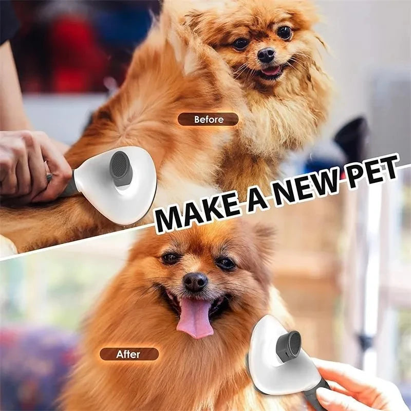 Brosse Auto-Nettoyante pour Chien et Chat