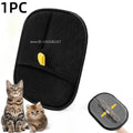Gant de toilettage double-face pour chien et chat — Brosse anti-poils réutilisable, lot de 4